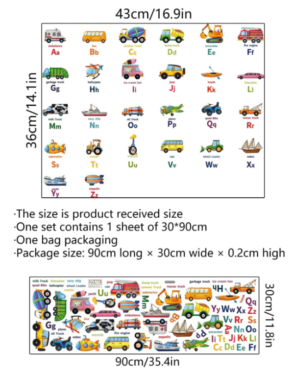 ABECEDARIO TRANSPORTES - Imagen 3