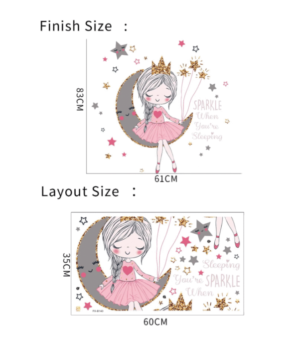 PRINCESA LUNA Y ESTRELLAS - Imagen 3