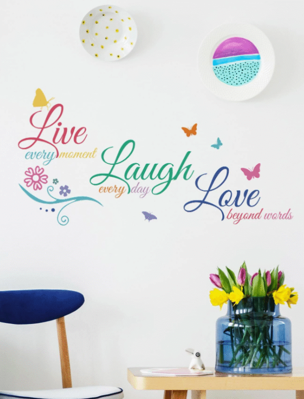 FRASE LIVE, LAUGH AND LOVE - Imagen 2
