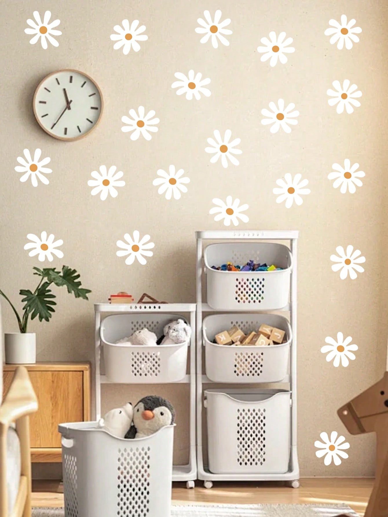 FLORES MARGARITAS BLANCAS (36 PIEZAS) - Imagen 2